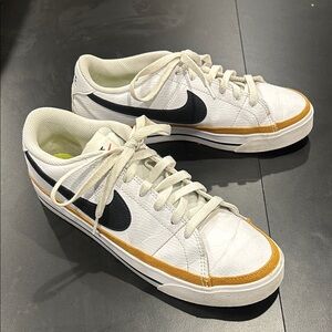 Nike  White and Black Sneakers